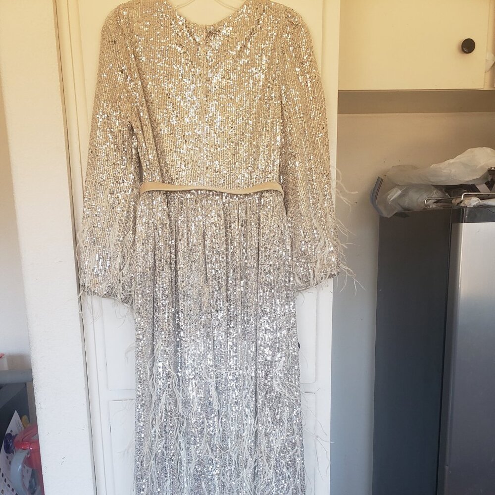 Antonio Melani size 8 Silver Dress
